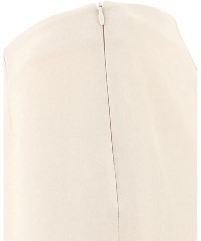 Shop Peserico Women's White Polyester Pants