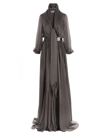 Shop Alexandre Vauthier Women's Grey Dress