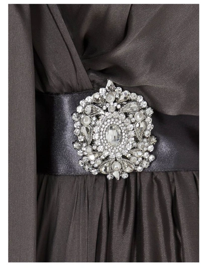 Shop Alexandre Vauthier Women's Grey Dress