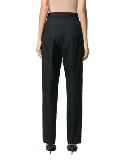Shop Balenciaga Women's Black Cotton Pants