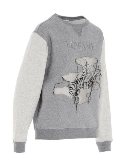Shop Loewe Women's Grey Sweatshirt