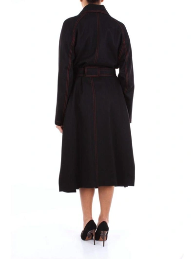 Shop Versace Collection Women's Black Wool Dress