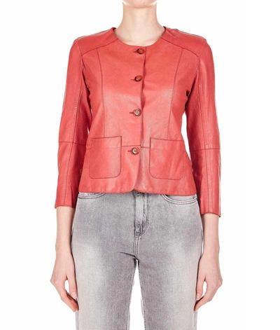 Shop Bully Women's Red Outerwear Jacket