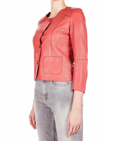 Shop Bully Women's Red Outerwear Jacket