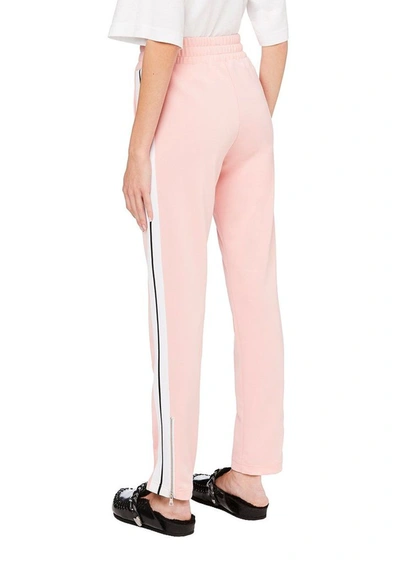 Shop Palm Angels Women's Pink Polyester Joggers