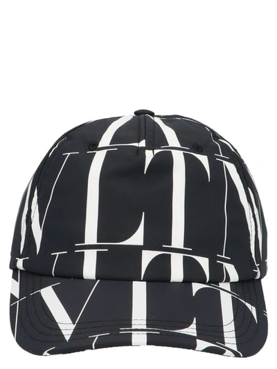 Shop Valentino Garavani Men's Black Polyamide Hat