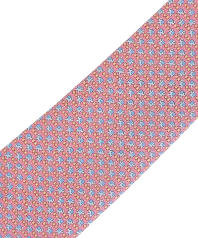 Shop Ferragamo Salvatore  Men's Pink Silk Tie