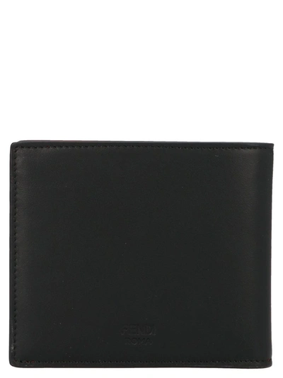 Shop Fendi Men's Black Leather Wallet