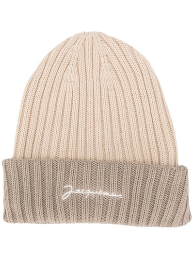 Shop Jacquemus Men's Beige Cotton Hat