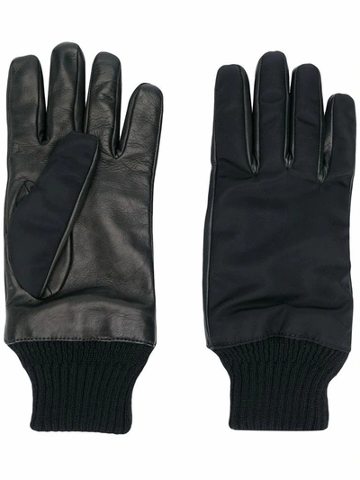 Shop Alexander Mcqueen Men's Black Polyamide Gloves