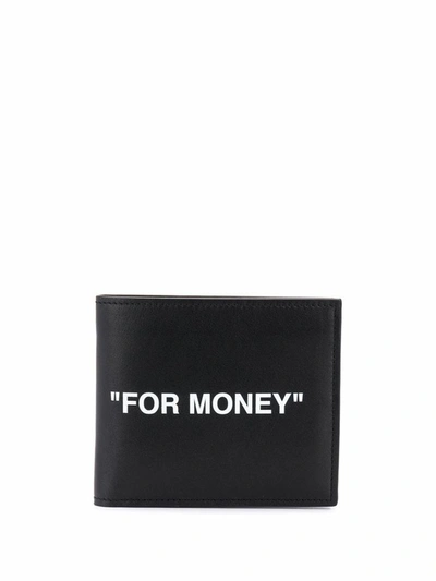 Shop Off-white Men's Black Leather Wallet