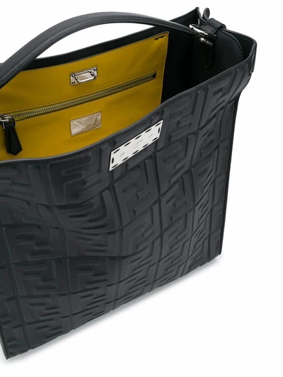 Shop Fendi Men's Black Leather Briefcase