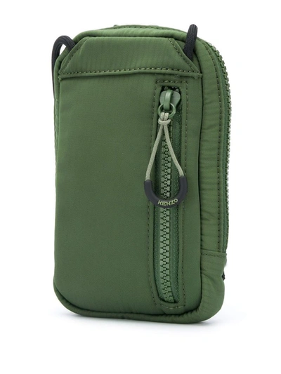 Shop Kenzo Men's Green Polyester Messenger Bag