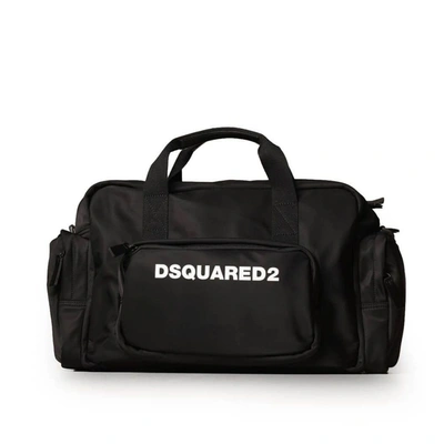 Shop Dsquared2 Men's Black Polyamide Travel Bag