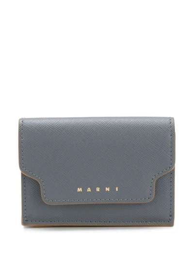 Shop Marni Women's Grey Leather Wallet