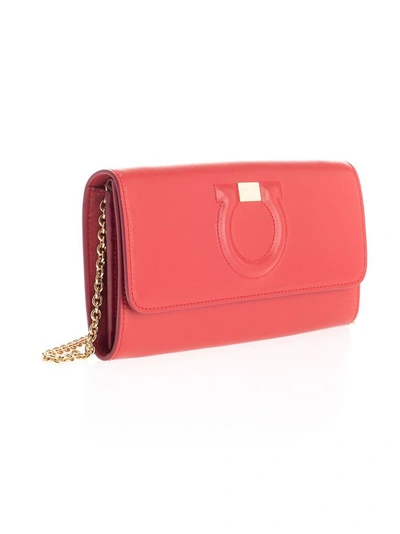 Shop Ferragamo Salvatore  Women's Red Leather Wallet