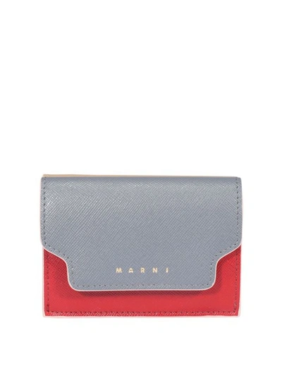 Shop Marni Women's Multicolor Leather Wallet