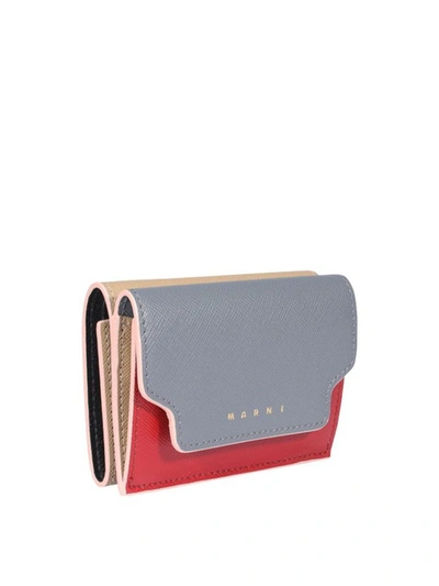 Shop Marni Women's Multicolor Leather Wallet