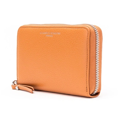 Shop Gianni Chiarini Women's Orange Leather Wallet