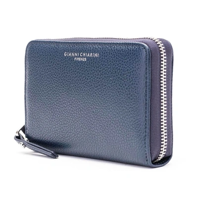 Shop Gianni Chiarini Women's Blue Leather Wallet
