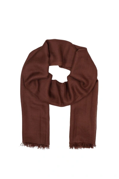 Shop Brunello Cucinelli Women's Brown Cashmere Scarf