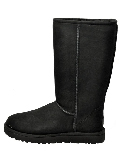 Shop Ugg Women's Black Leather Boots