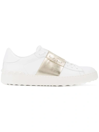 Shop Valentino Women's White Leather Sneakers