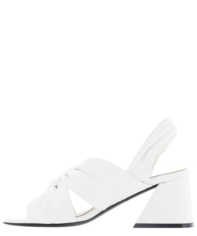 Shop Strategia Women's White Leather Sandals