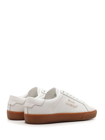 Shop Saint Laurent Women's White Sneakers