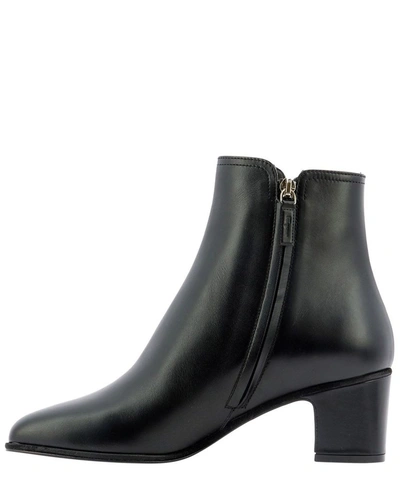 Shop Ferragamo Salvatore  Women's Black Leather Ankle Boots