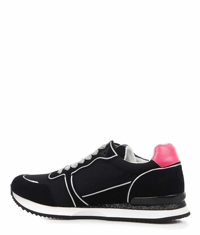 Shop Guess Women's Black Suede Sneakers