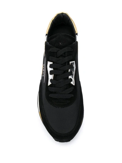 Shop Ghoud Women's Black Leather Sneakers