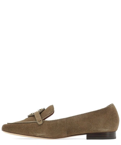 Shop Tory Burch Women's Brown Suede Loafers