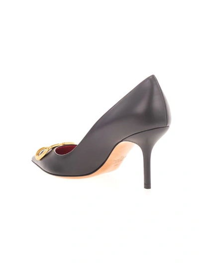 Shop Valentino Garavani Women's Black Leather Pumps