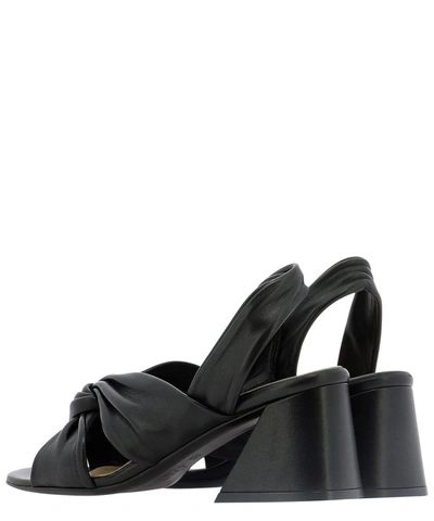 Shop Strategia Women's Black Leather Sandals