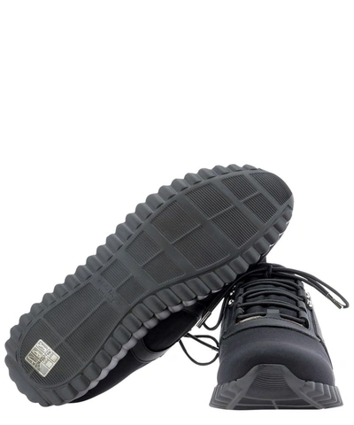 Shop Ferragamo Salvatore  Women's Black Polyamide Sneakers
