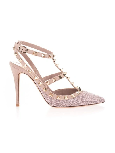 Shop Valentino Garavani Women's Pink Viscose Heels