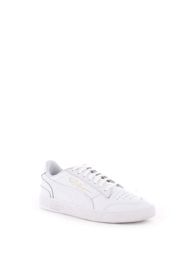 Shop Puma Men's White Leather Sneakers