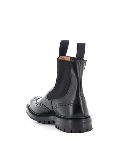 Shop Tricker's Men's Black Leather Ankle Boots