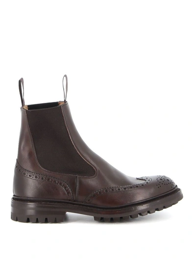 Shop Tricker's Men's Brown Leather Ankle Boots
