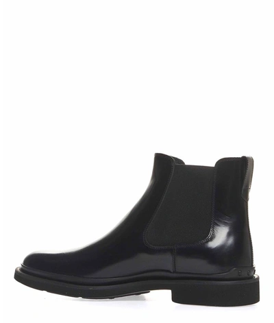 Shop Tod's Men's Black Leather Ankle Boots