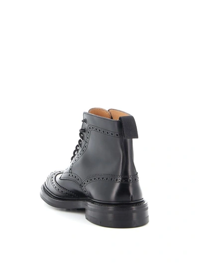 Shop Tricker's Men's Black Leather Ankle Boots