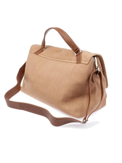 Shop Zanellato Women's Beige Fabric Handbag