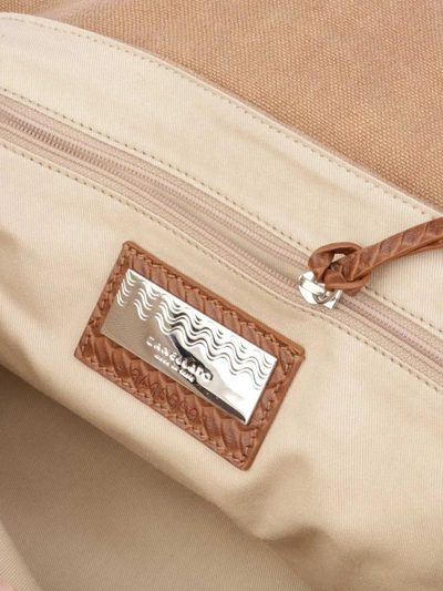 Shop Zanellato Women's Beige Fabric Handbag