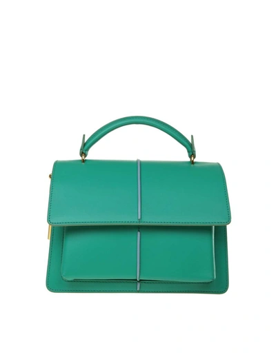 Shop Marni Women's Green Leather Handbag