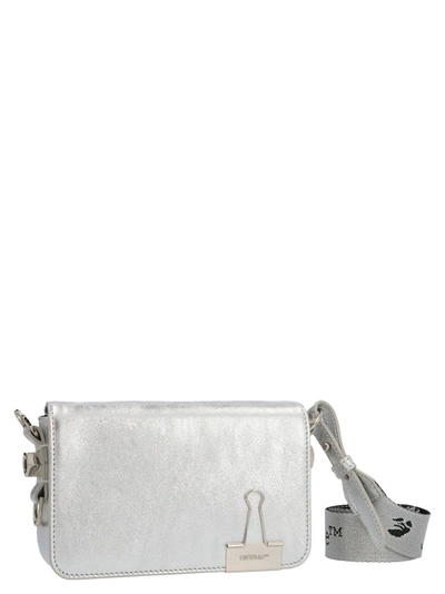 Shop Off-white Women's Silver Shoulder Bag