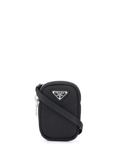 Shop Prada Women's Black Polyester Shoulder Bag