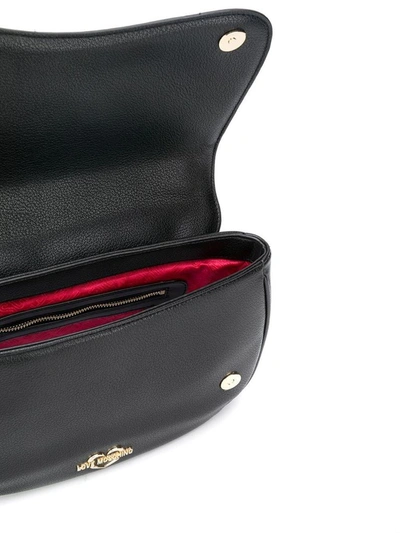 Shop Love Moschino Women's Black Leather Handbag