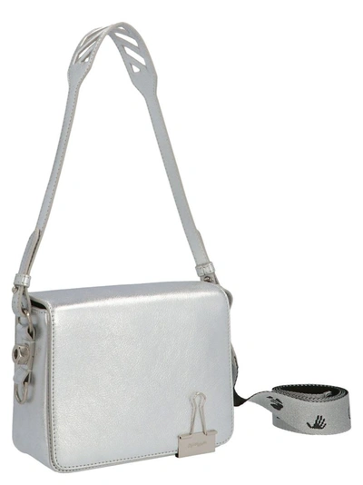 Shop Off-white Women's Silver Shoulder Bag