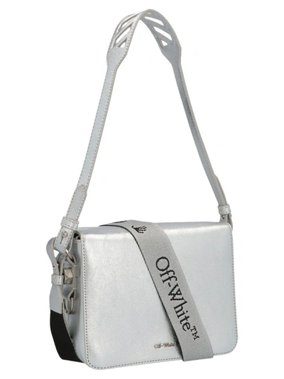 Shop Off-white Women's Silver Shoulder Bag